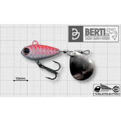 Linguriță Berti Spinner Skeletonik Pro Colorado Nickel 16g - Atractivitate Maximă