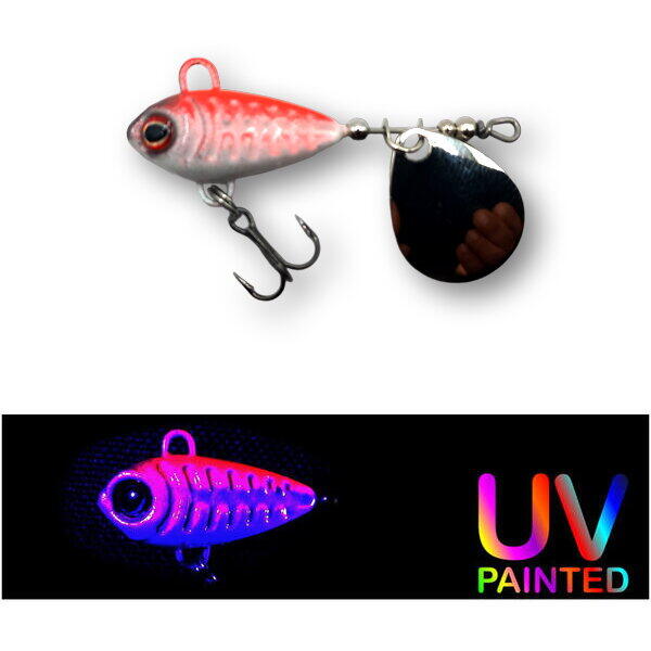 Linguriță Berti Spinner Skeletonik Pro Red Back 10g - Vibe Puternic, Atractiv