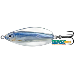 Linguriță Erratic Shiner Live Target - 5cm, Sinking, Argintiu/Albastru