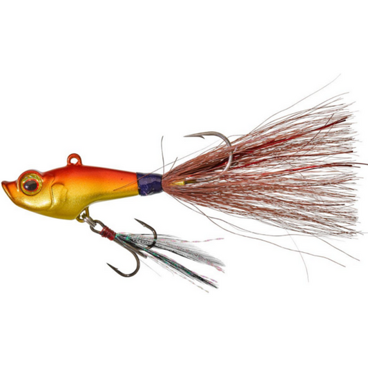 Linguriță Gunki Jigger Jig Sensas - 8g, Auriu Roșu, Vibrații Tentante