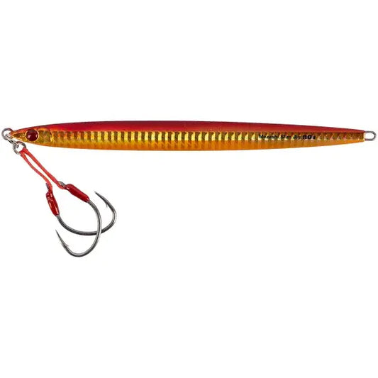 Linguriță Jig Mezashi Slim Mustad - Red Gold Glow, 60g/14.5cm