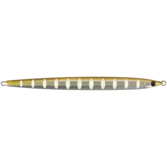 Linguriță Jig Mezashi Slim Mustad - Sand Eel, Glow, 60g