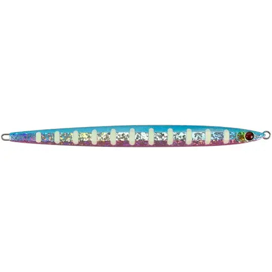 Linguriță Mustad Jig Mezashi Slim True Sardine Glow 80g - Adâncime, Atracție