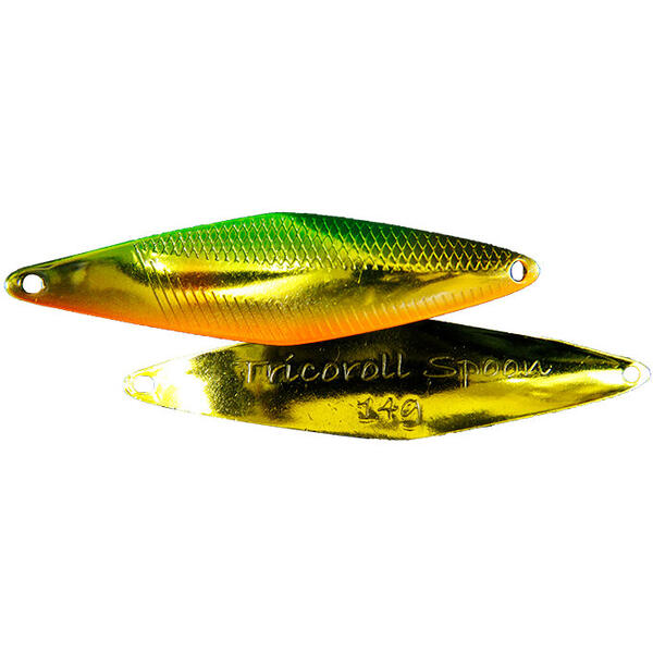 Linguriță Oscilantă Tricoroll Jackall - 6,8cm, 14g, Green Gold Ayu