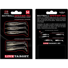 Linguriță Rezervă Baitball Spinner Rig LIVE TARGET - Purple Smoke/Silver - 1