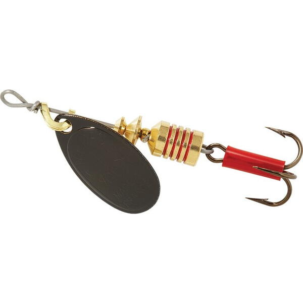 Linguriță Rotativă Aglia Mepps - 3.5g, Negru, Atracție Universală