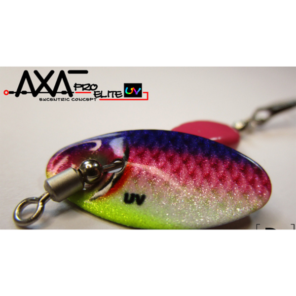 Linguriță Rotativă Axată Elite UV Berti - 2.9g, Roz Fluo, Atractivă