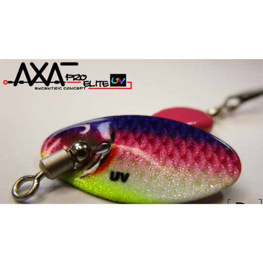 Linguriță Rotativă Axată Elite UV Berti - 2.9g, Roz Fluo, Atractivă