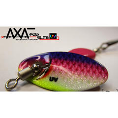 Linguriță Rotativă Axată Elite UV Berti - 2.9g, Roz Fluo, Atractivă