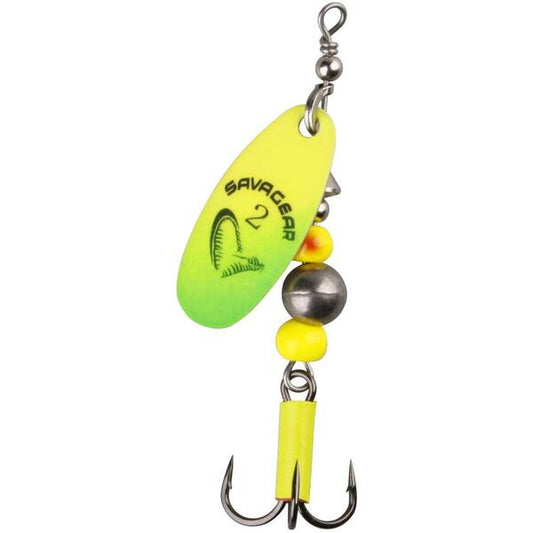 Linguriță Rotativă Caviar SAVAGE GEAR - Atractivitate Fluo, 9.5g