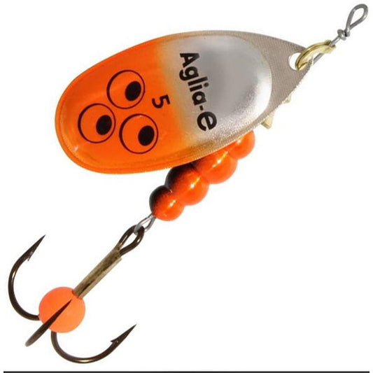 Linguriță Rotativă Ebrite Mepps - 9g, Argint/Orange, Atracție Maximă