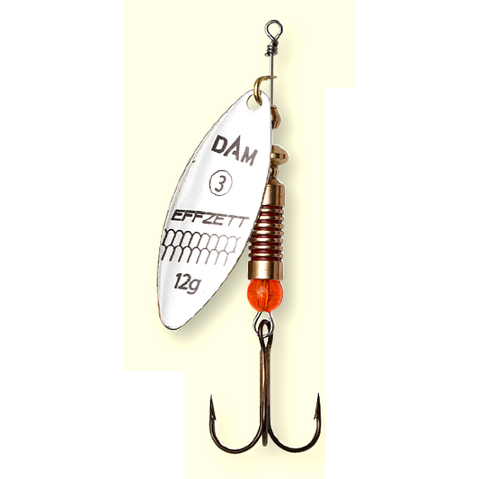 Linguriță Rotativă Effzett Predator DAM - 4g, Silver, Eficiență Maximă