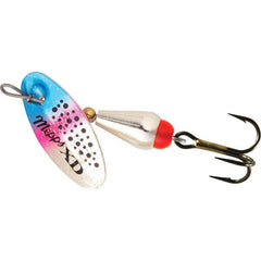 Linguriță Rotativă Tri Fluo Mepps - 2.5g Argint/Rainbow, Atractivitate Maximă
