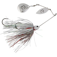 Linguriță Spinner Da Bush Savage Gear - 21g, White Silver Holo Flame