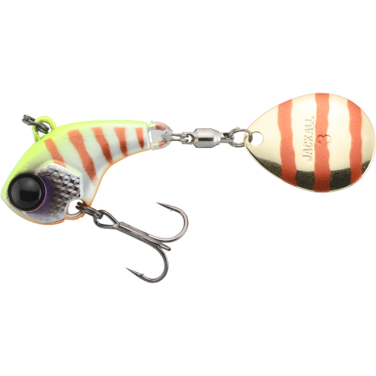 Linguriță Spinner DERACOUP Jackall - Vibrații Atractive, Culoare Chart. Back