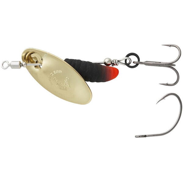 Linguriță Spinner Grub Savage Gear - Atracție Fatală, Sinking Gold Black