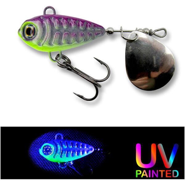 Linguriță Spinner Skeletonik Pro Purple Berti - Atracție Maximă, 20g