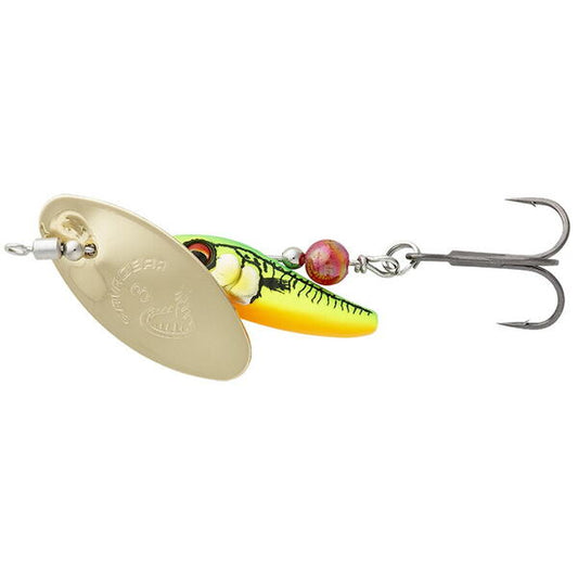Linguriță Spinner Sticklebait Savage Gear - 7.3g, Sinking, Firetiger Gold - 1