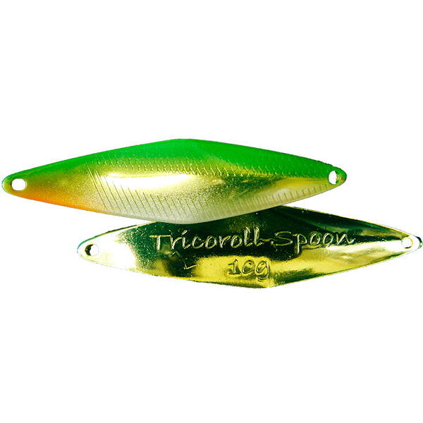 Linguriță Tricoroll JACKALL - 7,4cm/19g, Flash Chartreuse, Vibrație Intensă