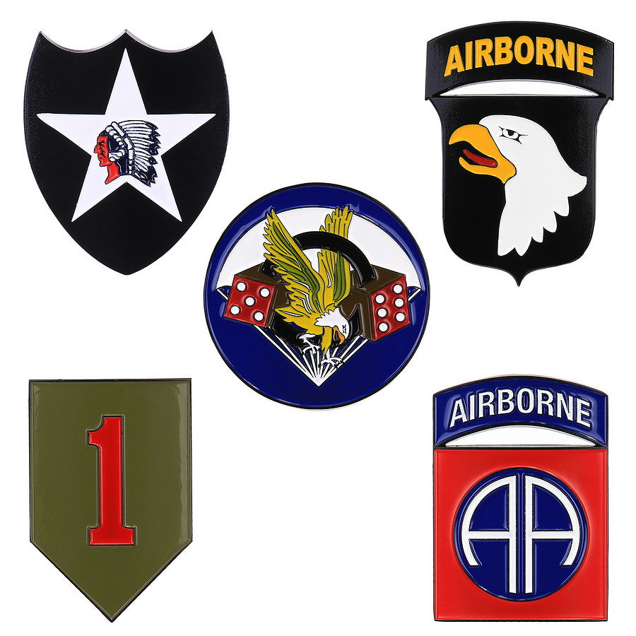 Logo Metalic 1st Infantry Division Fostex - Omagiu Eroilor WWII