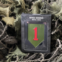 Logo Metalic 1st Infantry Division Fostex - Omagiu Eroilor WWII