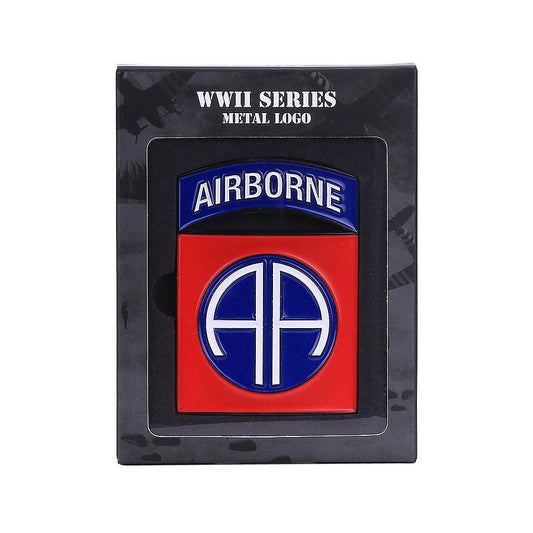 Logo Metalic 82nd Airborne Division Fostex - Omagiu Eroilor de Război