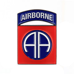 Logo Metalic 82nd Airborne Division Fostex - Omagiu Eroilor de Război