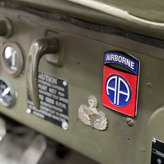 Logo Metalic 82nd Airborne Division Fostex - Omagiu Eroilor de Război