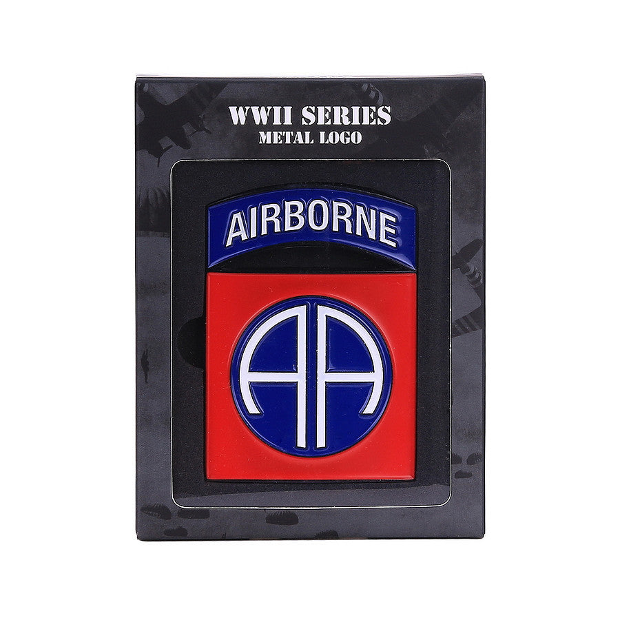 Logo Metalic 82nd Airborne Division Fostex - Omagiu Eroilor de Război