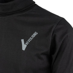 Longsleeve Securitate V-logo Mânecă Lungă Negru Fostex Garments - Protecție Tactică Esențială
