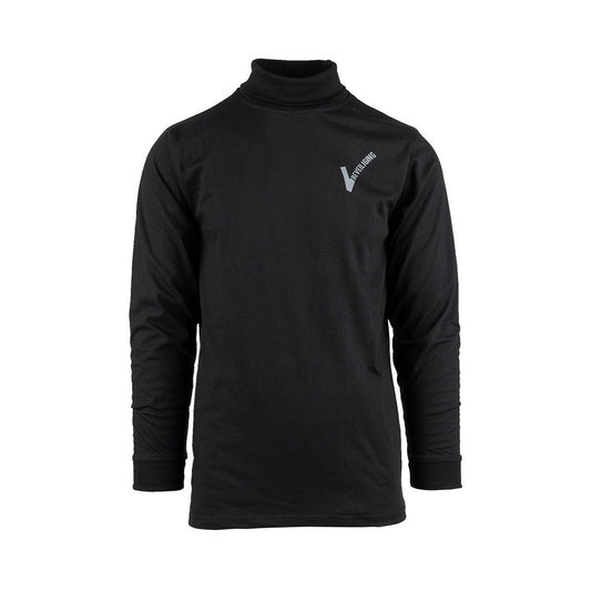 Longsleeve Securitate V-logo Mânecă Lungă Negru Fostex Garments - Protecție Tactică Esențială