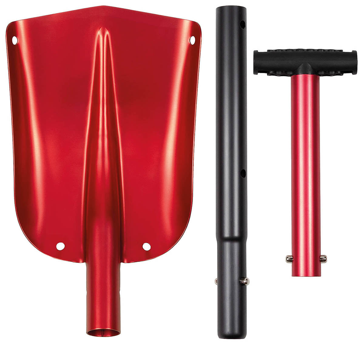 Lopată avalanșă Deluxe Aluminiu FoxOutdoor - Lungime 54-82cm, 880g
