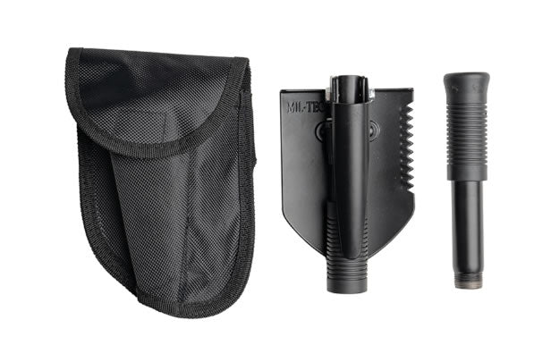 Lopată Militară Pliabilă Multifuncțională cu Husă – Black