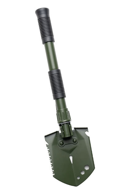 Lopată Militară Pliabilă Multifuncțională cu Husă – Olive