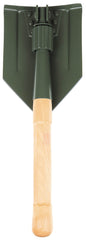 Lopată Pliabilă Elvețiană Verde OD MFH - Grosime Metal 2.3mm, Lg. 61cm