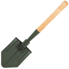 Lopată Pliabilă Elvețiană Verde OD MFH - Grosime Metal 2.3mm, Lg. 61cm