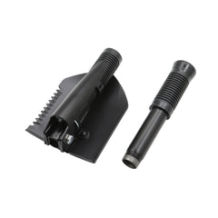 Lopată Tacticală Pliabilă cu Târnăcop Negru - Performanță și Durabilitate
