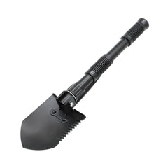 Lopată Tacticală Pliabilă cu Târnăcop Negru - Performanță și Durabilitate