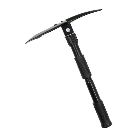 Lopată Tacticală Pliabilă cu Târnăcop Negru - Performanță și Durabilitate