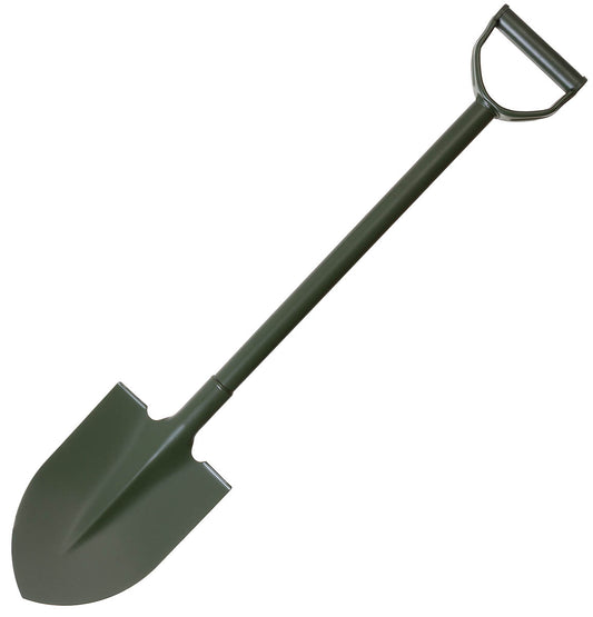 Lopată Tip I cu Mâner D Oliv MFH - Oțel Carbon, 79cm