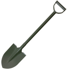Lopată Tip I cu Mâner D Oliv MFH - Oțel Carbon, 79cm
