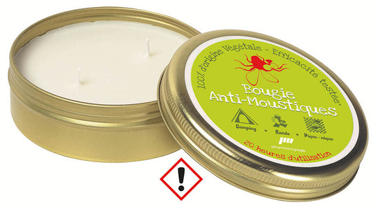 Lumânare Anti-Țânțari - 100% Vegetală, Protecție 20h