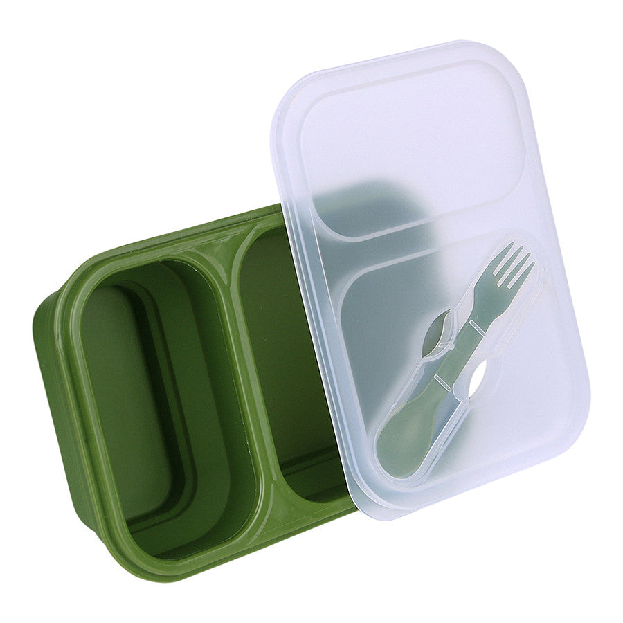 Lunchbox Pliabilă "Opvouwbare" Verde - Gata de Acțiune, Oriunde