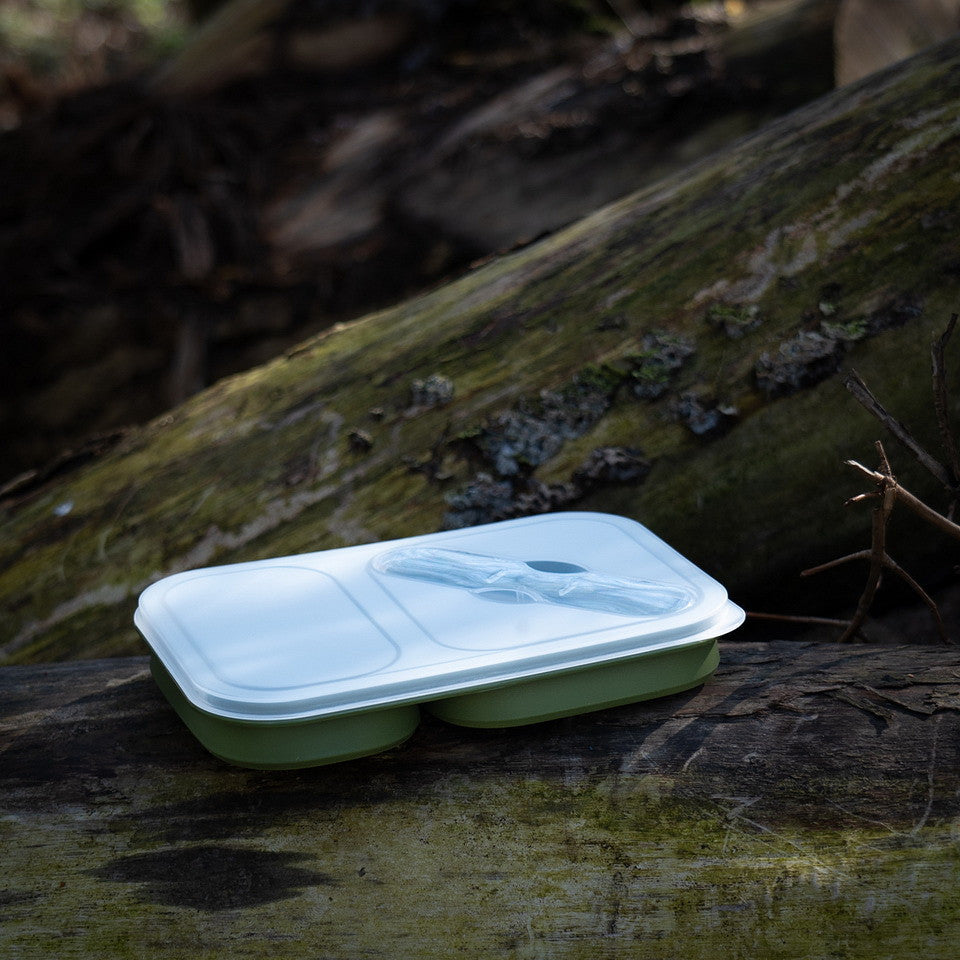 Lunchbox Pliabilă "Opvouwbare" Verde - Gata de Acțiune, Oriunde
