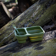 Lunchbox Pliabilă "Opvouwbare" Verde - Gata de Acțiune, Oriunde