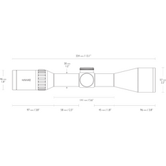 Lunetă Endurance WA Hawke - 2.5-10x50, Reticul Iluminat, Precizie - 2
