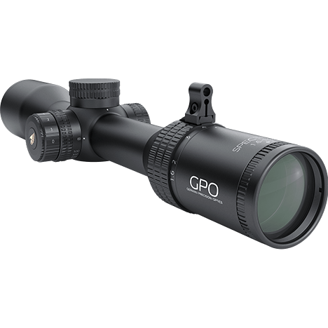 Lunetă SPECTRA 8x GPO-Optics - 1.6-13x44i, Stabilizator Optic, G4i Fiber - 2