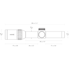 Lunetă Vantage WA 1-4x24 Hawke - Câmp Vizual Larg, Reticul Iluminat - 2