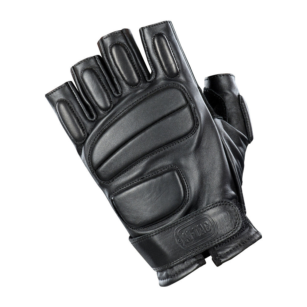 Mănuși Fingerless Assault Tactical Mk.1 M-Tac - Negru, Piele