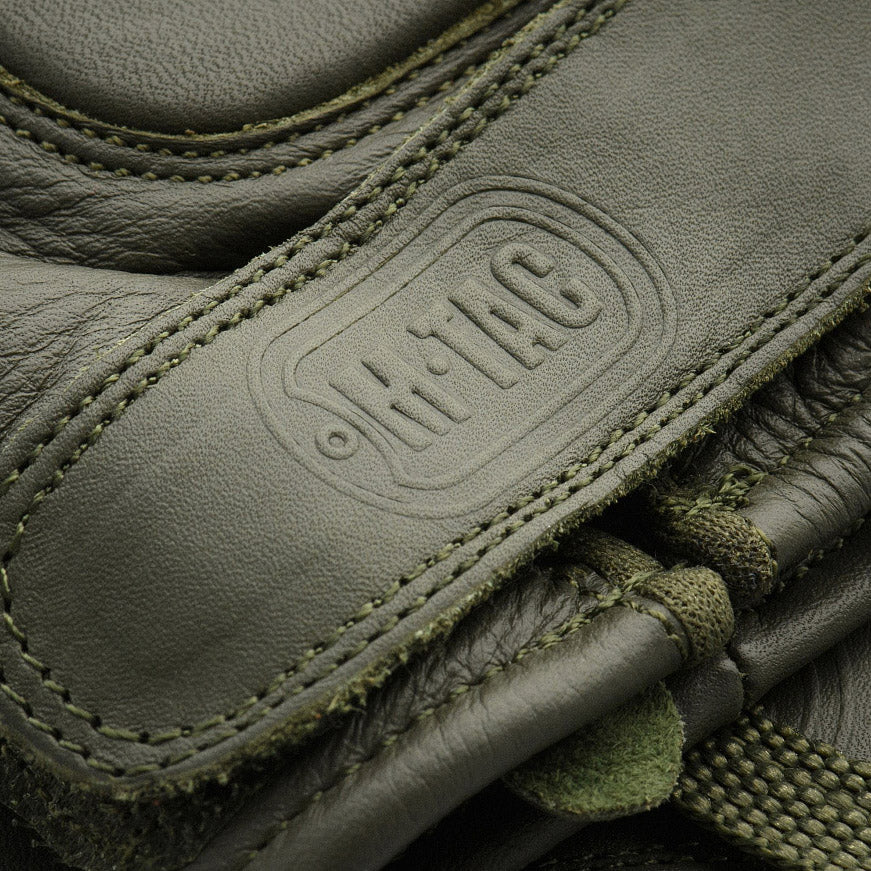 Mănuși Fingerless Assault Tactical Mk.1 M-Tac - Olive, Piele Naturală